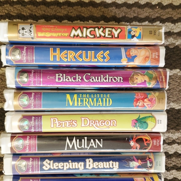 VINTAGE WALT DISNEY MASTER PIECE COLLECTION 📼 VHS MOVIES. COLLECTORS. - Picture 5 of 17